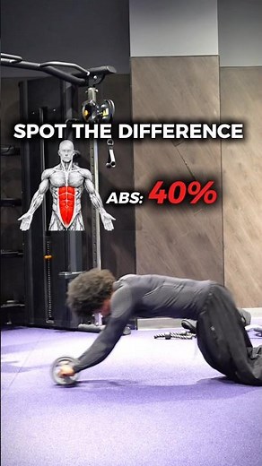 How to actually grow your abs with the ab wheel rollout #coreworkouts #trainabs #absexercise
