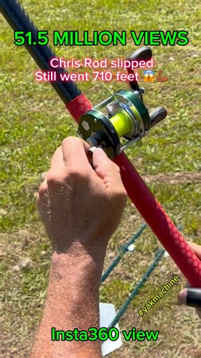 Chris’s Rod slipped still went 710 feet unbelievable 51.5 M total #shorts #longcasting #surfcasting