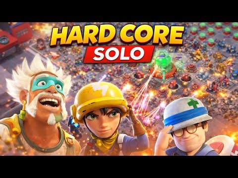 Hard Core Solo Attack Gone CRAZY 💥 | Boom Beach