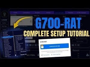 G700 Complete Setup Tutorial- Educational Purpose - G700 Rat Tutorial