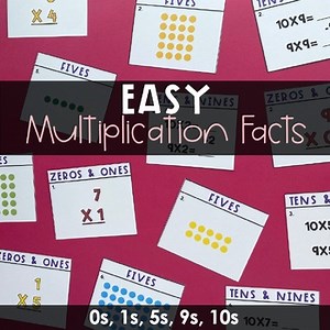 Easy Multiplication Facts: Zeros, Ones, Fives, Nines, Tens