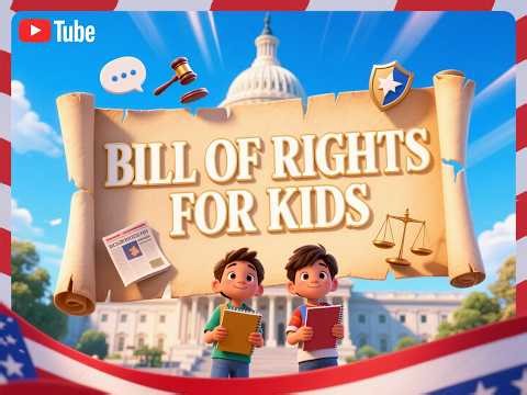Bill Of Rights For Kids | Bill Of Rights Explained For Children | 10 Amendments Explained Simply
