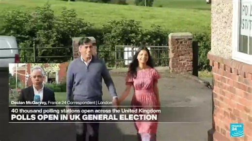 2K views · 49 reactions |  ️ The #UK's first national #election since 2019 is underway on Thursday, with early voters milling in to polling stations to play a part in the high-stakes contest between the #Conservative and #Labour parties. FRANCE 24's correspondent in London, Declan McGarvey, has the details ⤵️ | FRANCE 24 English | Facebook