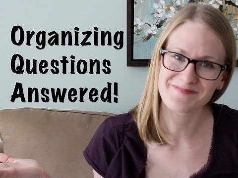 ORGANIZING QUESTIONS ANSWERED! | Best Label Maker, Beat Procrastination, & more!