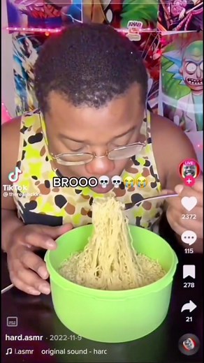 Eating Crazy Noodles Live: ASMR Barrios Mukbang