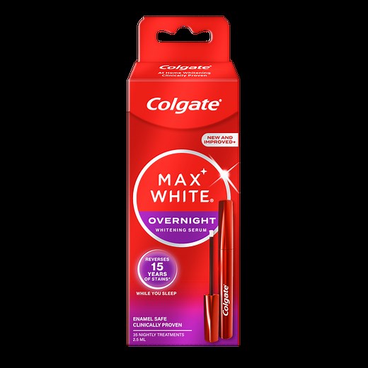 Colgate Max White Overnight Teeth Whitening Serum | Colgate Max White