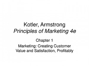 Unlocking Marketing Essentials: Customer Value, Satisfaction, and Success - SlideServe