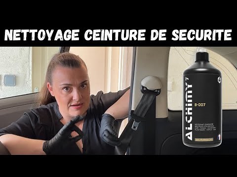 ⚠️ COMMENT nettoyer sa CEINTURE DE SECURITE ?