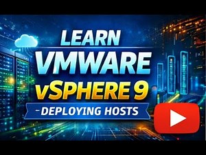 VMware vSphere 9 Full SDDC Deployment Lab - Deploying Esxi Hosts (Part1)