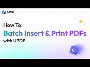 Batch Insert and Print PDFs for Work | Easy PDF Management