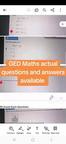Need help taking your GED Test Online? I am here to offer you the solutions. I can take the exam for you remotely, either the full exam or one subject a time. GED Test Actual Questions and answers available for all subjects. 📲 WhatsApp Contact on Bio 📥 I passed GED Test Materials I used to pass GED test GED Science answers GED Mathematics answers GED Social Studies answers GED Language Arts answers GED test passing tips Struggling to pass GED test #gedtest #gedprep #gedstudy #gedstudyguide #ge