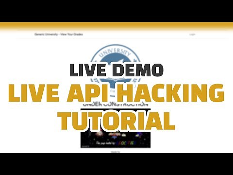Live API Hacking Demo