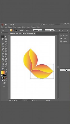 How to create flower logo design using adobe illustrator
