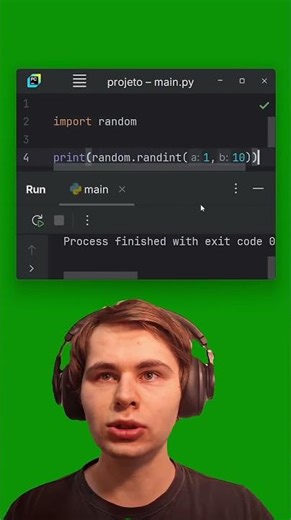 Como sortear número no Python apenas em 2 linhas!