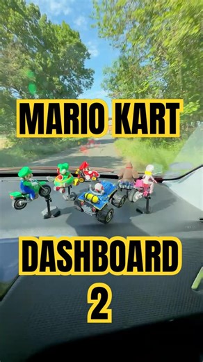 MARIO KART DASHBOARD 2 🚗 #mariokart #toad #peach #luigi #3dprinting #yoshi #donkeykong #mario