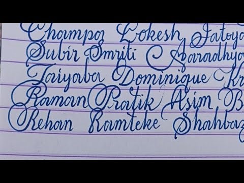 Free Signature in cursive letter live