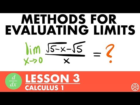 Methods for Evaluating Limits | Calculus Lesson 3 - JK Math