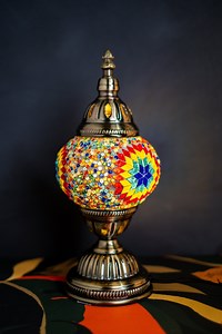Easy Mosaic Lamp DIY Kit – DIY Mosaic Lamp (turkey/morrocan-style) | US Plug (fast Shipping) With Video Instructions - Etsy