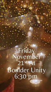 Please join us for this Special Sound Journey... one love activation .... Together we rise being the change we want to see ... Sound journey with crystal bowls, frame drum, koshi chimes and channeled voice with healing pure tones... This Friday Nov. 21st, at 6:30 pm at Boulder Unity in Boulder Reserve your spot here: [https://www.eventbrite.com/e/1252136537089?aff=oddtdtcreator](https://www.eventbrite.com/e/1252136537089?aff=oddtdtcreator) | Rebecca Beacher Abraxas