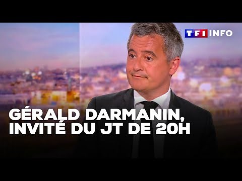 Gérald Darmanin, ministre de la Justice, invité du JT de 20H｜TF1 INFO