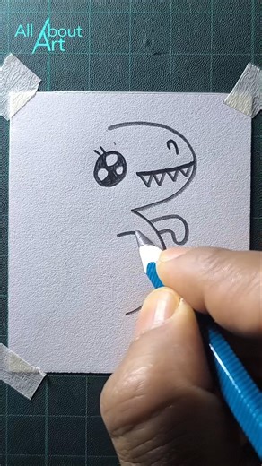 how to draw a dino