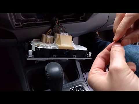 Replacing Lights in Climate Control Panel Toyota Tacoma