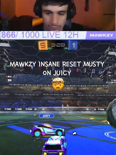 mawkzy insane reset musty on juicy 🤯 #rl #viral #rlcs #rocketleaguehighlightsclips #rocketleaguehighlights