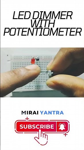 LED DIMMER WITH POTENTIOMETER #makerelectronics
