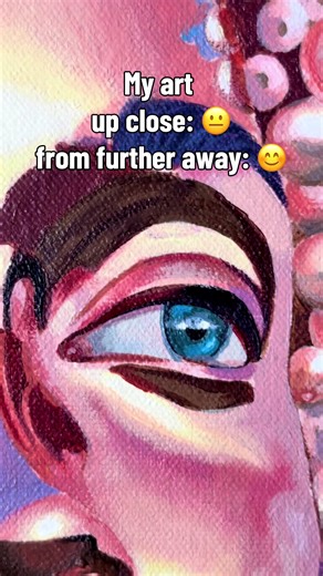 We are all a work in progress. Including this painting. #artinprogress #afrofuturism #contemporaryart #fypp #blackartistsoftiktok