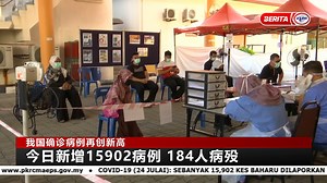 11K views · 501 reactions | 【我国单日确诊病例屡创新高】 大马今天共新增1万5千902起新冠肺炎确诊病例，累计确诊逼近100万大关。 | RTM 华语新闻 | Facebook