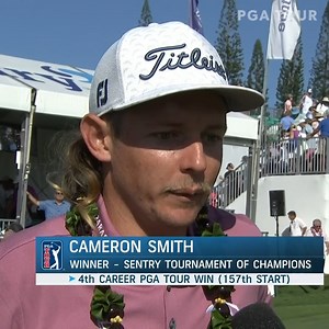 A duel to the finish. Cameron Smith outlasted Jon Rahm with a clutch birdie to win the Sentry TOC. | PGA TOUR