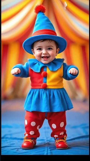 Cutest Little Clown Baby Steals the Show 🎪❤️ | Adorable Baby Moments 2025