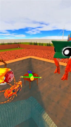 Car Eater And Crabtanic Want To Eat Baldi #gmod