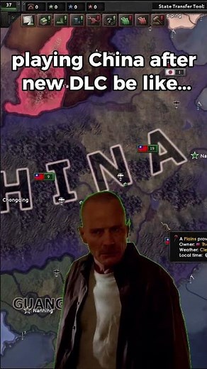 CHINA AFTER NEW DLC IN HOI4 BE LIKE... #heartsofiron4 #hoi4meme #hoi4