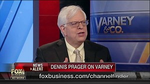 "This is the first generation in human history ... that is being raised godless," Dennis Prager said the Bible is the "greatest book ever written," and argues that the Judeo-Christian ethic, a key foundation of Western civilization, has come to an end. https://fxn.ws/2GMkdGV | Fox Business
