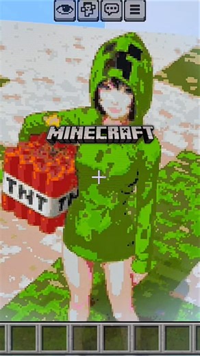 Minecraft but Mobs are ANIME GIRLS😱