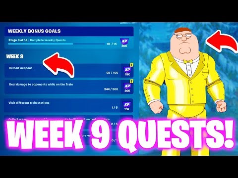 How To Complete Week 9 Quests in Fortnite - All Week 9 Challenges Fortnite Chapter 5 Season 1