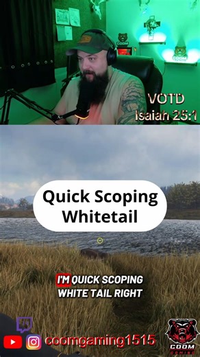 Quick Scoping Whitetail #gaming #quickscope #thehuntercallofthewildgameplay