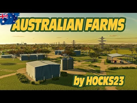 Aussie Aussie Aussie - Australian Farms 4x Map by Hocks23 - Farming Simulator 22 (PC Only)