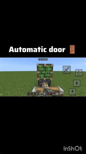 Automatic door 🚪#minecraft #shorts #viralshorts