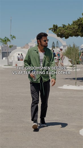 Who else meets up with their bestie like this? 🤗❤️ Watch The Groomsmen: Last Dance TONIGHT at 8/7c, streaming now on Hallmark Plus! #FallIntoLove #Hynies | Hallmark Channel