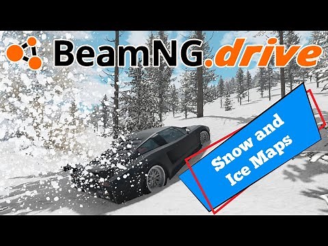 BeamNG.Drive | Winter, Ice and Snow Maps + Benchmark