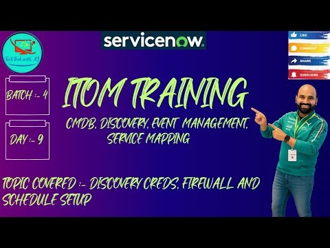 CIS - Discovery || Batch 4 || Day 9 || Discovery Creds, Firewall & Schedule Setup #itom #servicenow