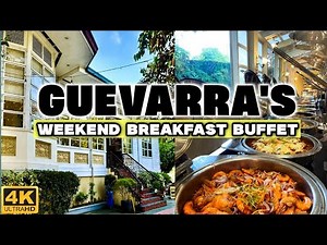 [4K] Filipino BREAKFAST Weekend Buffet Feast at GUEVARRA'S San Juan City!