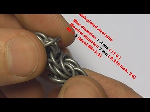 TRIZANTINE CHAINMAILLE WEAVE IN 6 EASY STEPS