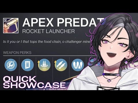 CRAFTED Apex Predator Reconstruction + Bipod Combo Quick Showcase | Destiny 2 Season of the Deep