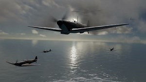 Spitfires over England - Final flight of the Battle of Britain rendered in Blender 4.2
