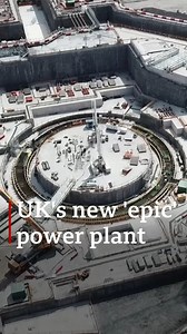 🏭 It's one of Europe's biggest construction projects. 🏗️ ☢️ It will provide 7% of Britain's electricity. 💡 👷 It'll take 3 million tonnes of concrete to build it. 👷‍♀️ Building the UK's biggest nuclear power plant - Hinkley Point C. bit.ly/2mk3dzc | BBC News Stories