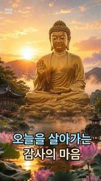 오늘을 살아가는 감사의 마음