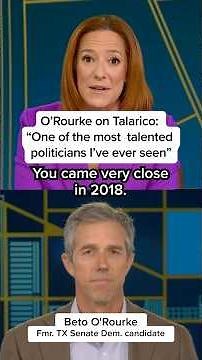 O'Rourke on Talarico: 'One of the most talented politicians I’ve ever seen'